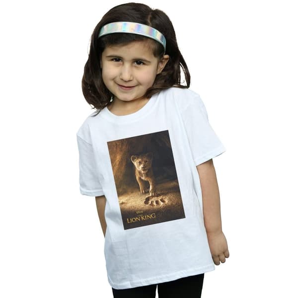 Disney T-shirt i bomull med Simba-affisch från Lejonkungen-filmen