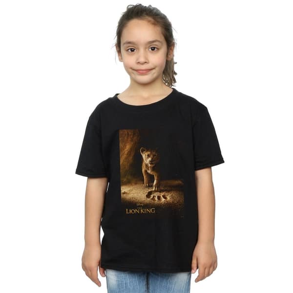 Disney T-shirt i bomull med Simba-affisch från Lejonkungen-filmen