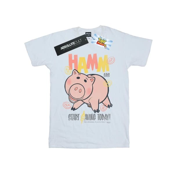 Disney Mens Toy Story 4 Hamm The Piggy Bank T-Shirt