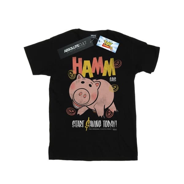 Disney Mens Toy Story 4 Hamm The Piggy Bank T-Shirt