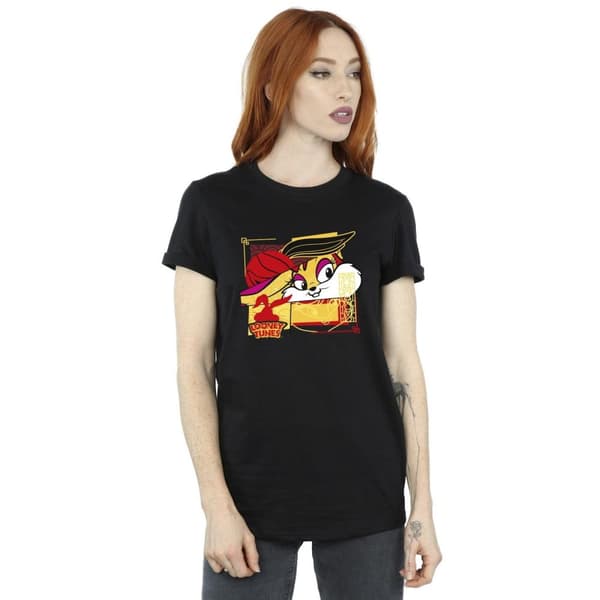 Looney Tunes Dam/Tjej Lola Rabbit Nyår Boyfriend T-shirt i bomull