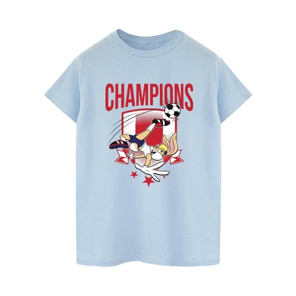 Looney Tunes Lola - Fotbollsmästare - Boyfriend-t-shirt i bomull för damer/damer