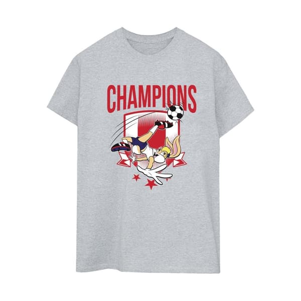 Looney Tunes Lola - Fotbollsmästare - Boyfriend-t-shirt i bomull för damer/damer