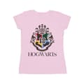 Miniatyrbillede 1 af 3: Harry Potter Womens/Ladies Hogwarts Crest Cotton T-Shirt
