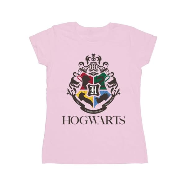 Harry Potter Womens/Ladies Hogwarts Crest Cotton T-Shirt
