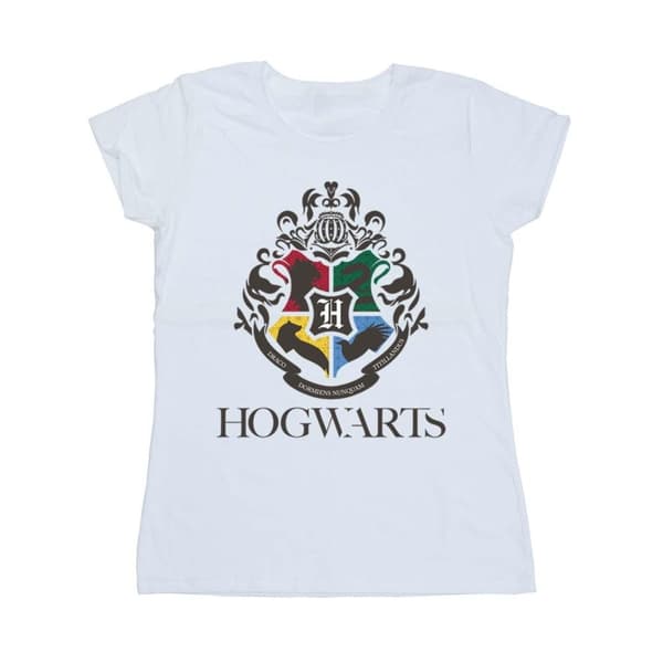 Harry Potter Womens/Ladies Hogwarts Crest Cotton T-Shirt