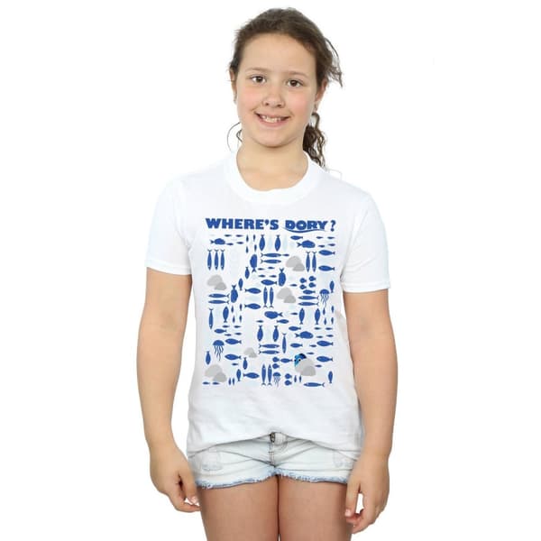 Disney Girls Finding Dory Where´s Dory? Cotton T-Shirt
