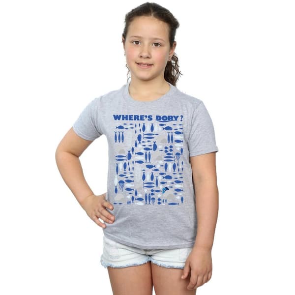 Disney Girls Finding Dory Where´s Dory? Cotton T-Shirt