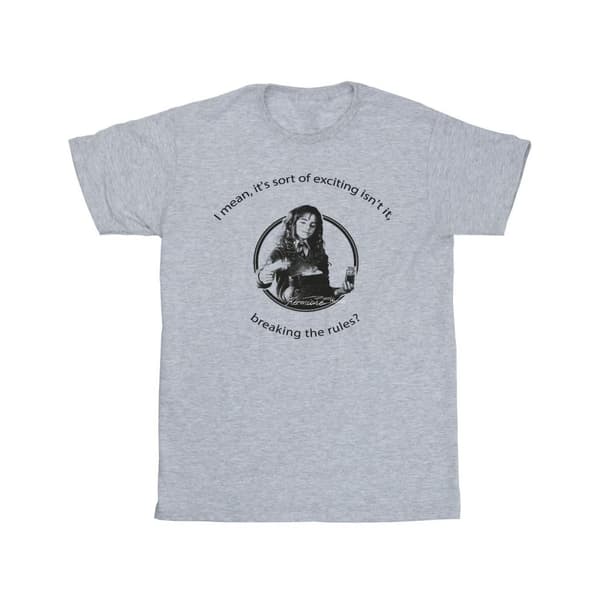 Harry Potter Hermione bryter mot reglerna - T-shirt för herrar Sports Grey 4XL