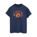 Miniatyrbilde 1 av 3: Disney Womens/Ladies Big Hero 6 Baymax Hiro Angry Manga Cotton Boyfriend T-Shirt