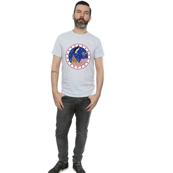 NASA Klassisk Rocket 76 T-shirt för herrar