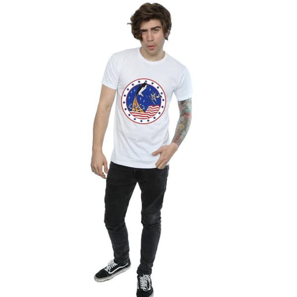 NASA Klassisk Rocket 76 T-shirt för herrar