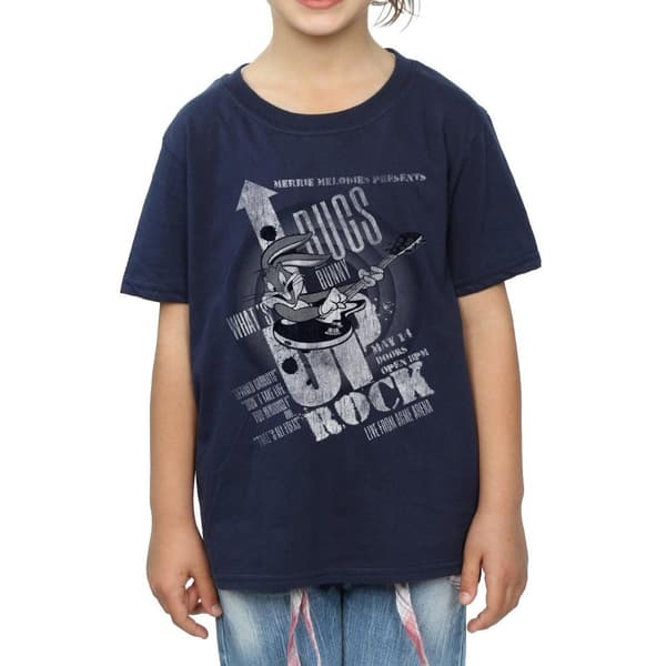 Looney Tunes Girls Bugs Bunny What´s Up Rock Cotton T-Shirt