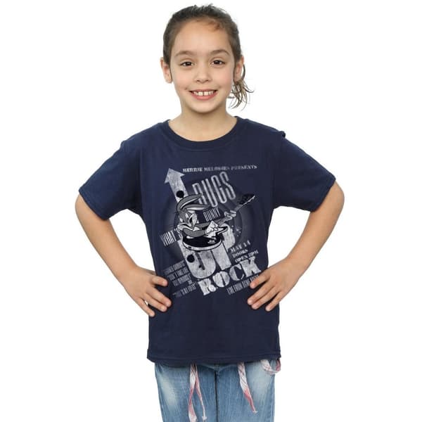 Looney Tunes Girls Bugs Bunny What´s Up Rock Cotton T-Shirt