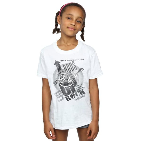 Looney Tunes Girls Bugs Bunny What´s Up Rock Cotton T-Shirt