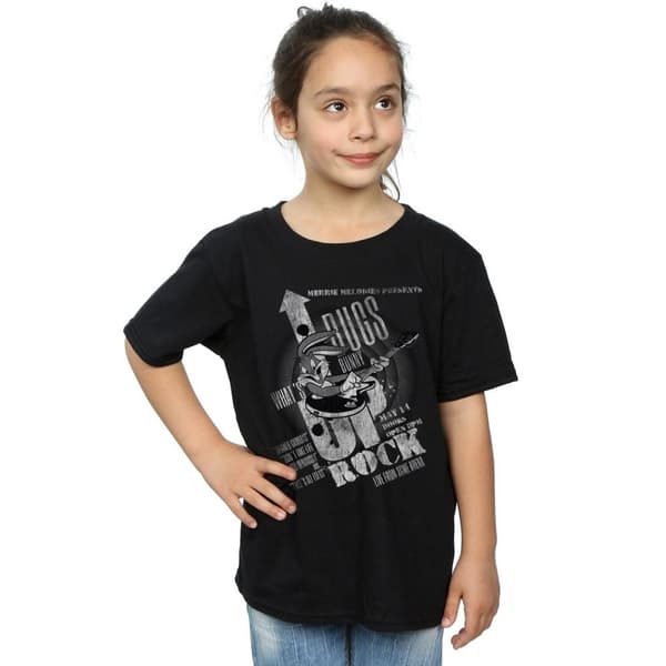 Looney Tunes Girls Bugs Bunny What´s Up Rock Cotton T-Shirt