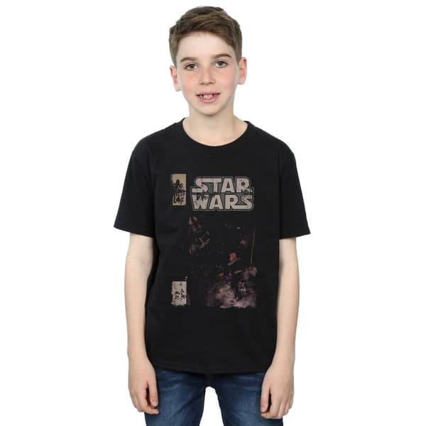 Star Wars Darth Vader Duel Comic T-shirt för pojkar