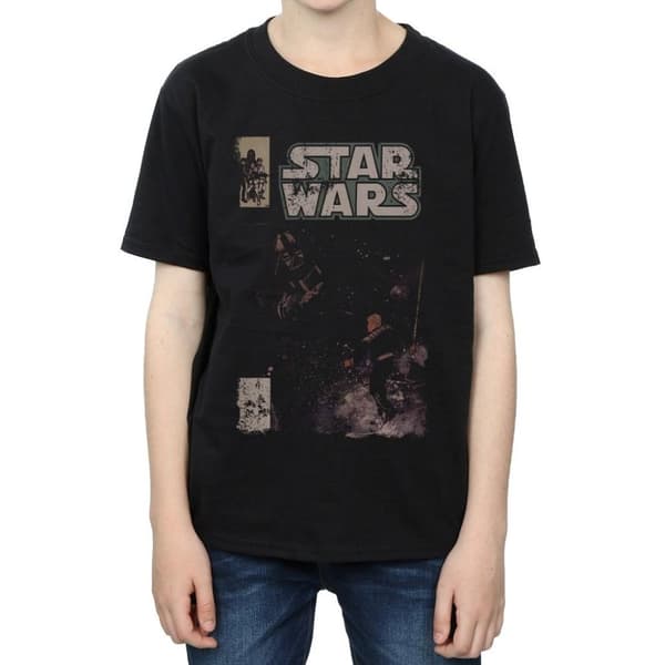 Star Wars Darth Vader Duel Comic T-shirt för pojkar