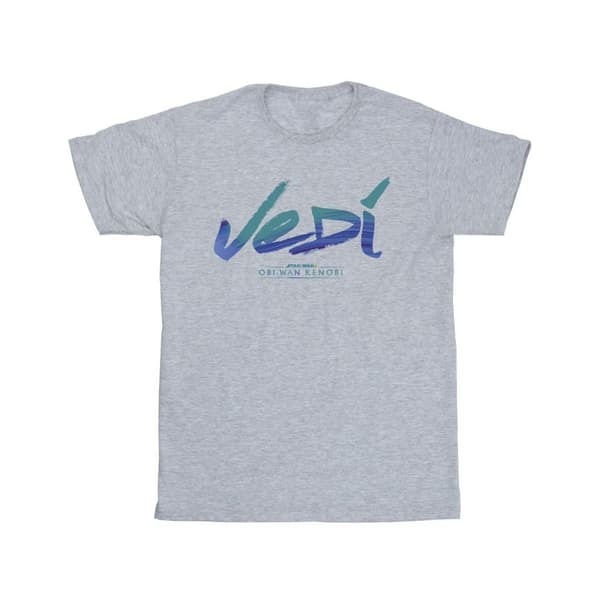 Star Wars Mens Obi-Wan Kenobi Jedi Painted Font T-Shirt
