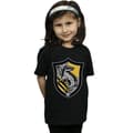 Miniatyrbillede 2 af 5: Harry Potter Girls Hufflepuff Crest Flat Cotton T-Shirt