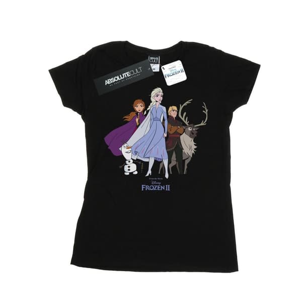 Disney Dam/dam Frozen 2 Group T-shirt i bomull