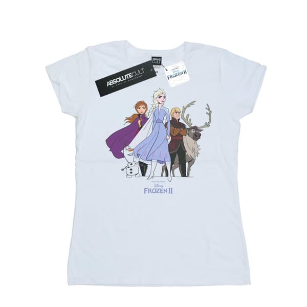 Disney Dam/dam Frozen 2 Group T-shirt i bomull