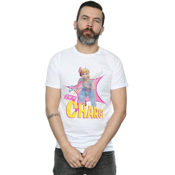 Disney Mens Toy Story 4 Bo Peep In Charge - T-shirt