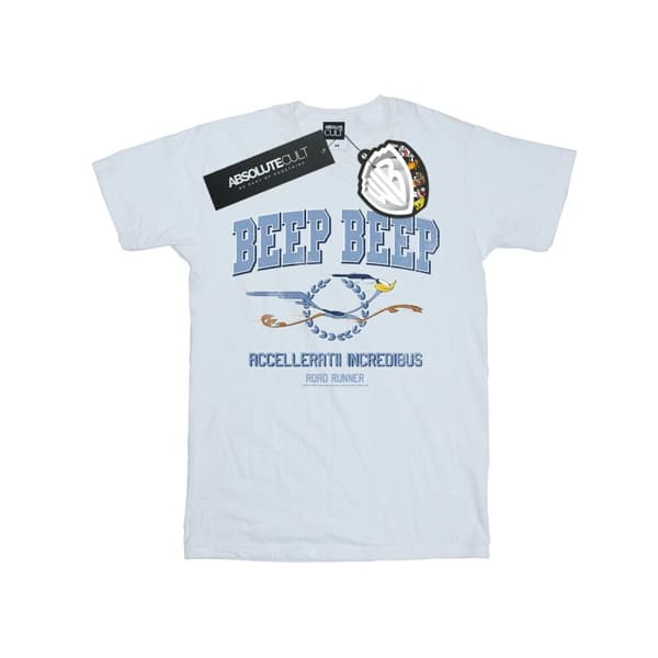 Looney Tunes Dam/Lady Road Runner Beep Beep Boyfriend T-shirt i bomull