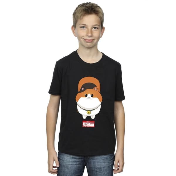 Disney Pojkar Big Hero 6 Baymax Kitten Face T-shirt