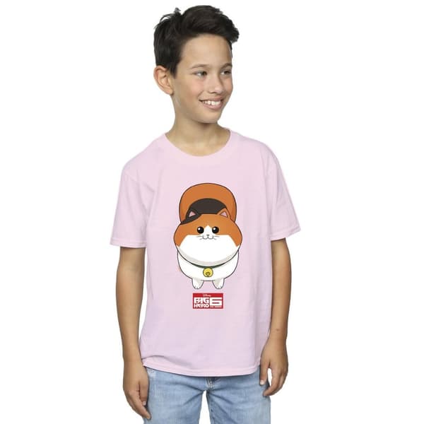 Disney Pojkar Big Hero 6 Baymax Kitten Face T-shirt