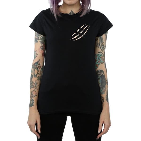 Supernatural Womens/Ladies Symbol Scratch Cotton T-Shirt