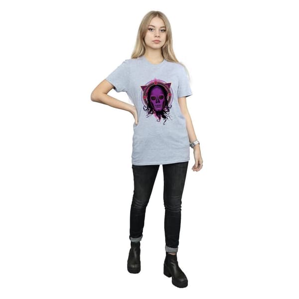 Harry Potter Womens/Ladies Neon Death Eater Cotton Boyfriend T-Shirt