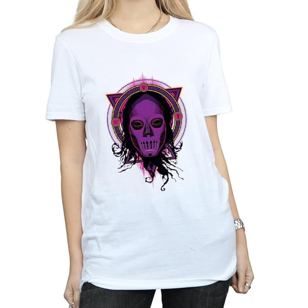 Harry Potter Womens/Ladies Neon Death Eater Cotton Boyfriend T-Shirt