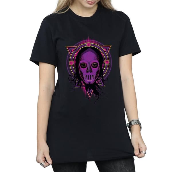 Harry Potter Womens/Ladies Neon Death Eater Cotton Boyfriend T-Shirt