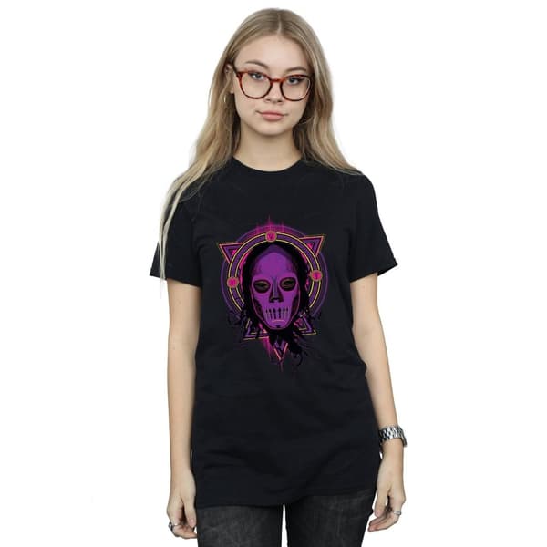 Harry Potter Womens/Ladies Neon Death Eater Cotton Boyfriend T-Shirt
