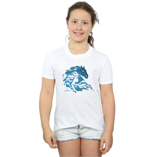 Disney Frozen 2 Nokk Silhouette T-shirt i bomull för flickor