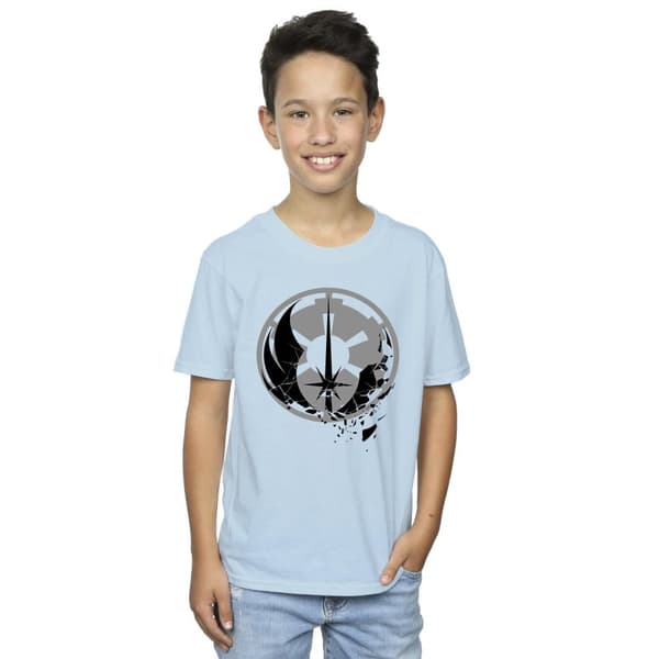 Star Wars Boys Obi-Wan Kenobi Fractured Logos T-Shirt