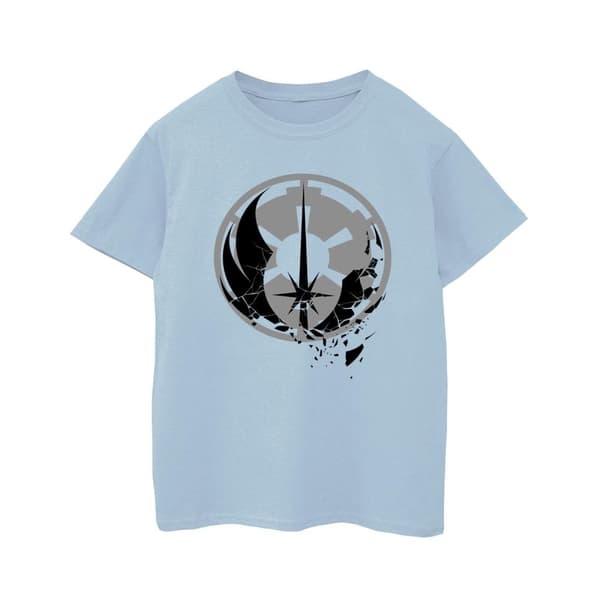 Star Wars Boys Obi-Wan Kenobi Fractured Logos T-Shirt