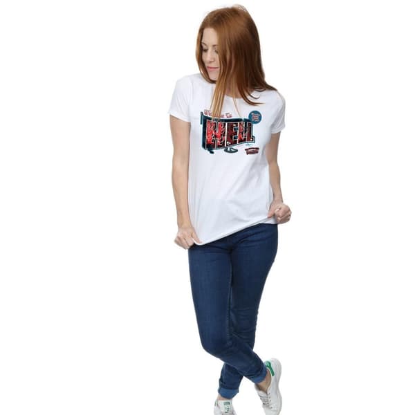 Supernatural Womens/Ladies Welcome To Hell Cotton T-Shirt