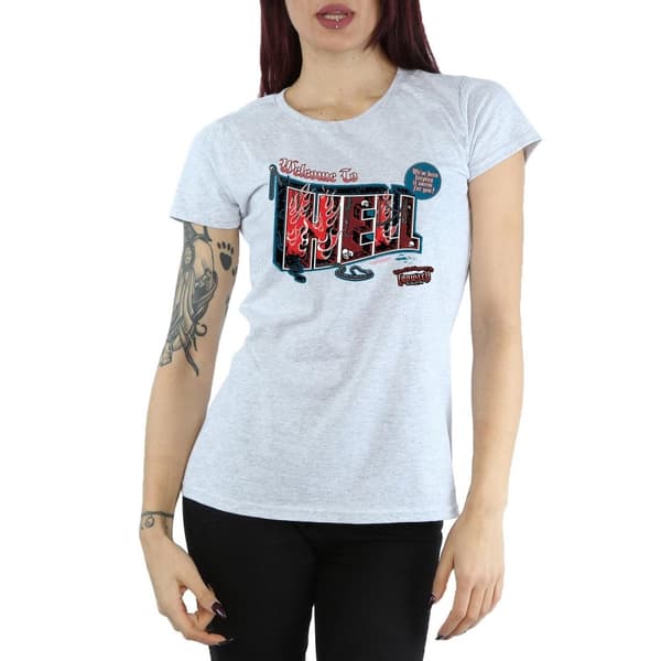 Supernatural Womens/Ladies Welcome To Hell Cotton T-Shirt