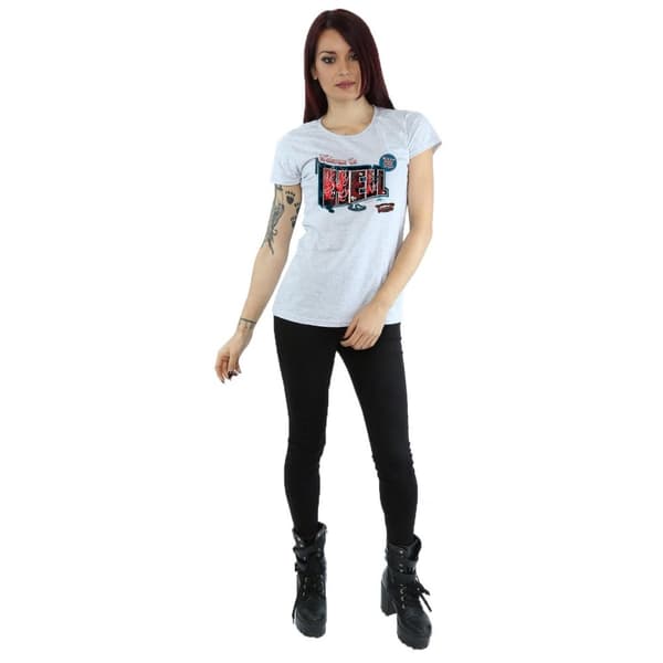 Supernatural Womens/Ladies Welcome To Hell Cotton T-Shirt