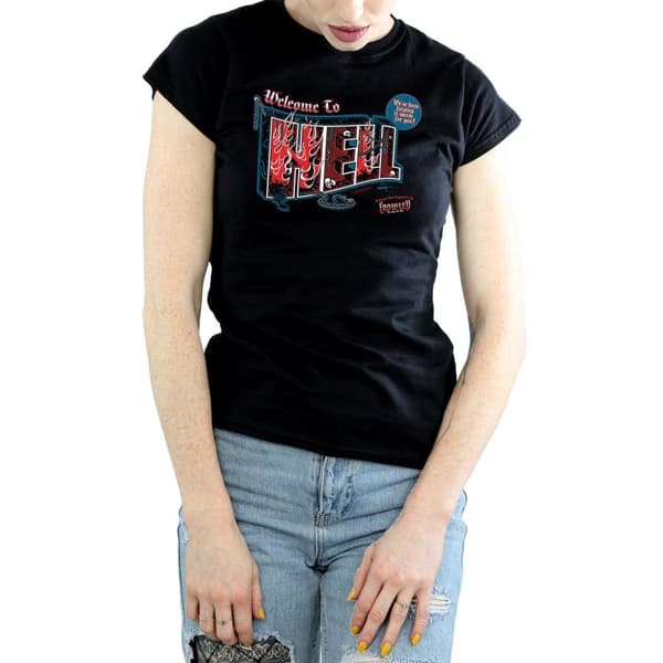 Supernatural Womens/Ladies Welcome To Hell Cotton T-Shirt