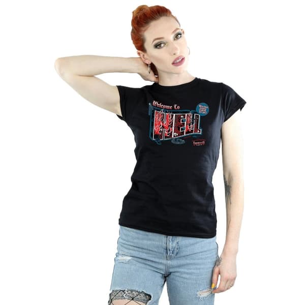 Supernatural Womens/Ladies Welcome To Hell Cotton T-Shirt