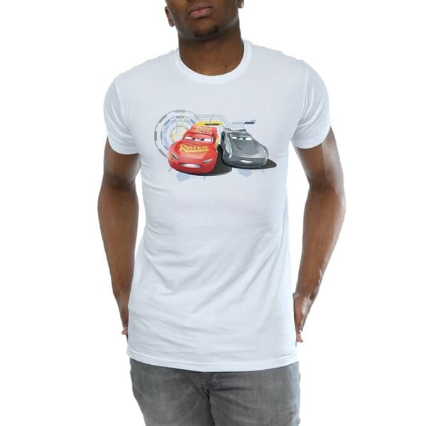 Disney Mens Cars Lightning Vs Storm T-Shirt