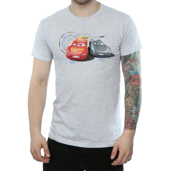 Disney Mens Cars Lightning Vs Storm T-Shirt