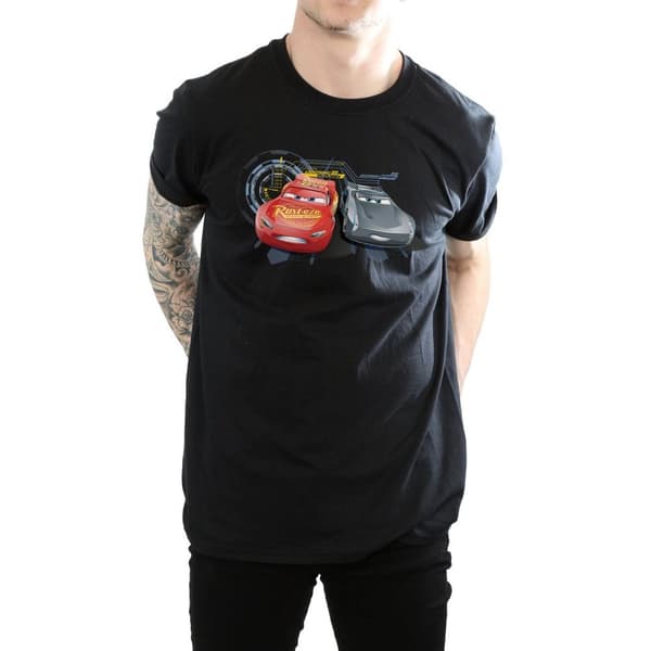 Disney Mens Cars Lightning Vs Storm T-Shirt