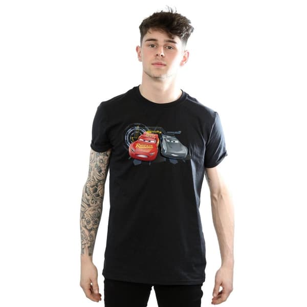 Disney Mens Cars Lightning Vs Storm T-Shirt