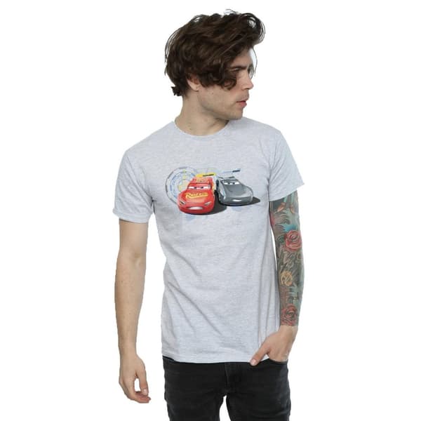 Disney Mens Cars Lightning Vs Storm T-Shirt