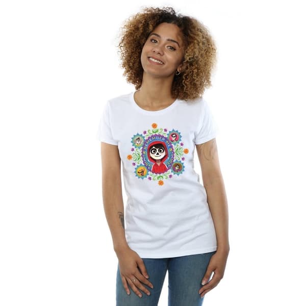 Disney Womens/Ladies Coco Remember Me Cotton T-Shirt