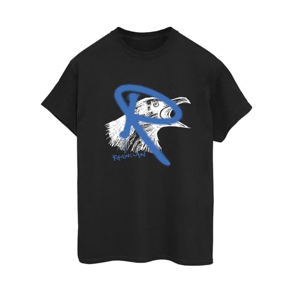 Harry Potter Womens/Ladies Ravenclaw Pop Spray Cotton Boyfriend T-Shirt